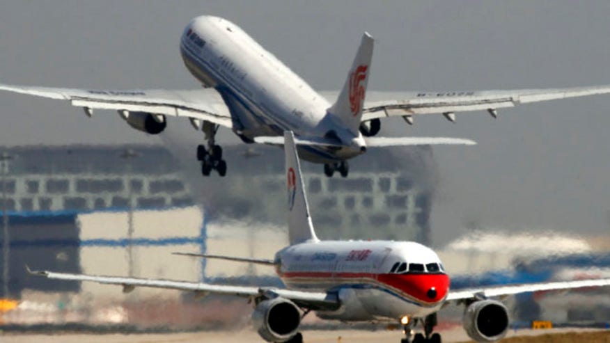 plane taking off